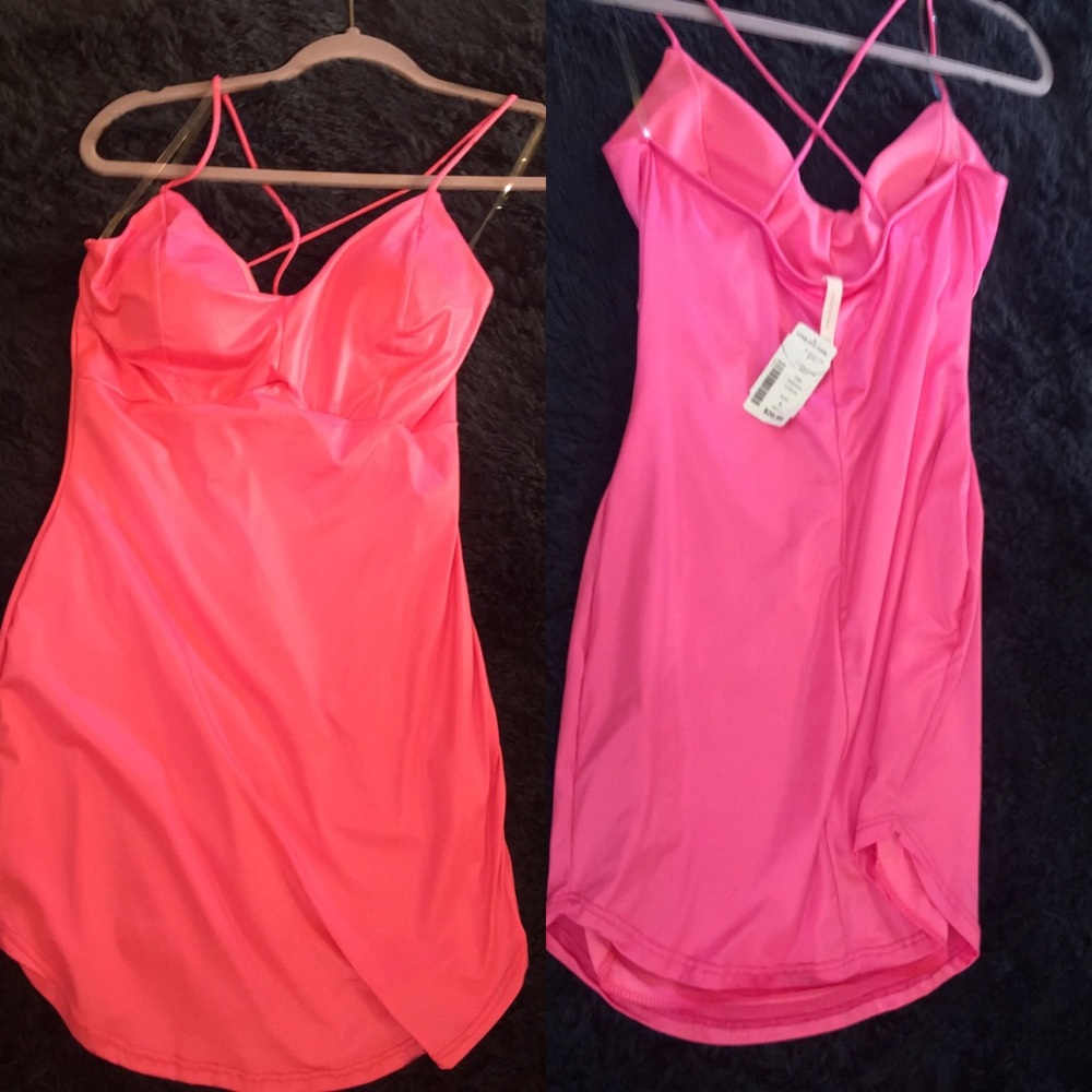 Latex body con dress